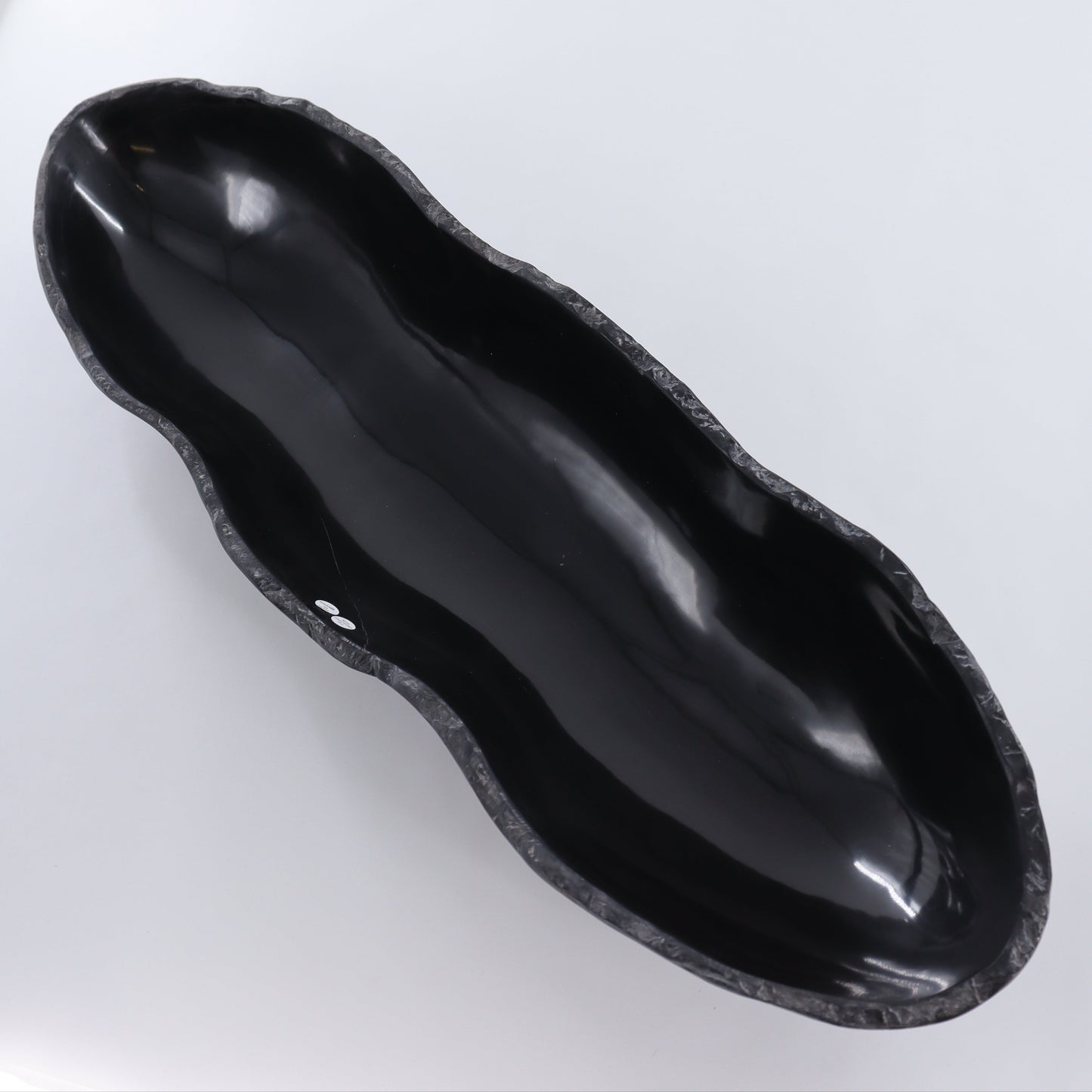 Black Marble Canoe Bowl - Expert Wholesale and Supplier of Wholesale Crystals & Bulk Gemstones, ["Black Marble","Bowls","canoe","Marble","Mexico"]
