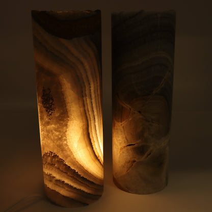 Onyx Lamps Set of 2 - Expert Wholesale and Supplier of Wholesale Crystals & Bulk Gemstones, ["Lamps","Mexico","onyx"]
