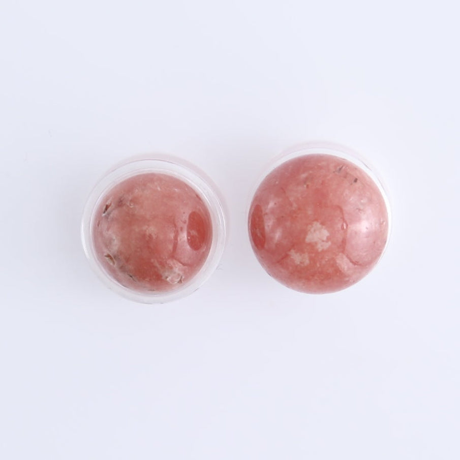 Rhodochrosite Spheres Set of 11