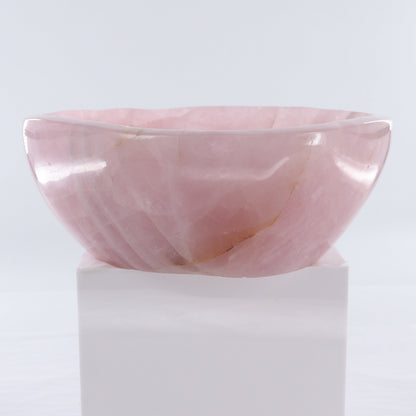 Rose Quartz Bowl - Expert Wholesale and Supplier of Wholesale Crystals & Bulk Gemstones, ["Bowls","Madagascar","Rose Quartz"]