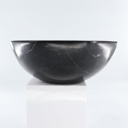 Mexican Black Marble Round Sink Bowl - Expert Wholesale and Supplier of Wholesale Crystals & Bulk Gemstones, ["Black Marble","Bowls","Marble","Mexico"]