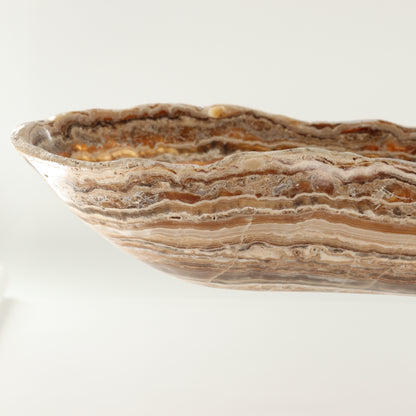 Onyx Canoe Bowl - Expert Wholesale and Supplier of Wholesale Crystals & Bulk Gemstones, ["Bowls","canoe","Mexico","onyx"]
