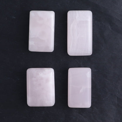 Pink Mangano Calcite Rectangles Set of 12