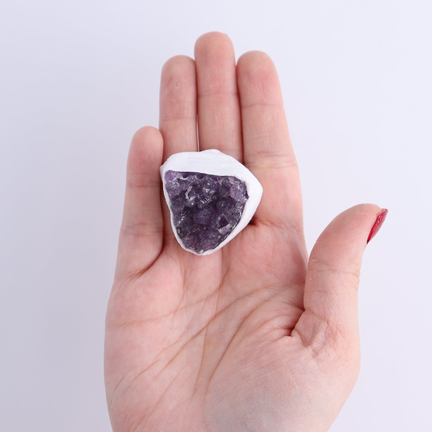 Uruguay Rainbow Amethyst Clusters Flat of 13 - Expert Wholesale and Supplier of Wholesale Crystals & Bulk Gemstones, ["Amethyst","Clusters","Rainbow Amethyst","Sugar Rainbow Amethyst","Uruguay"]