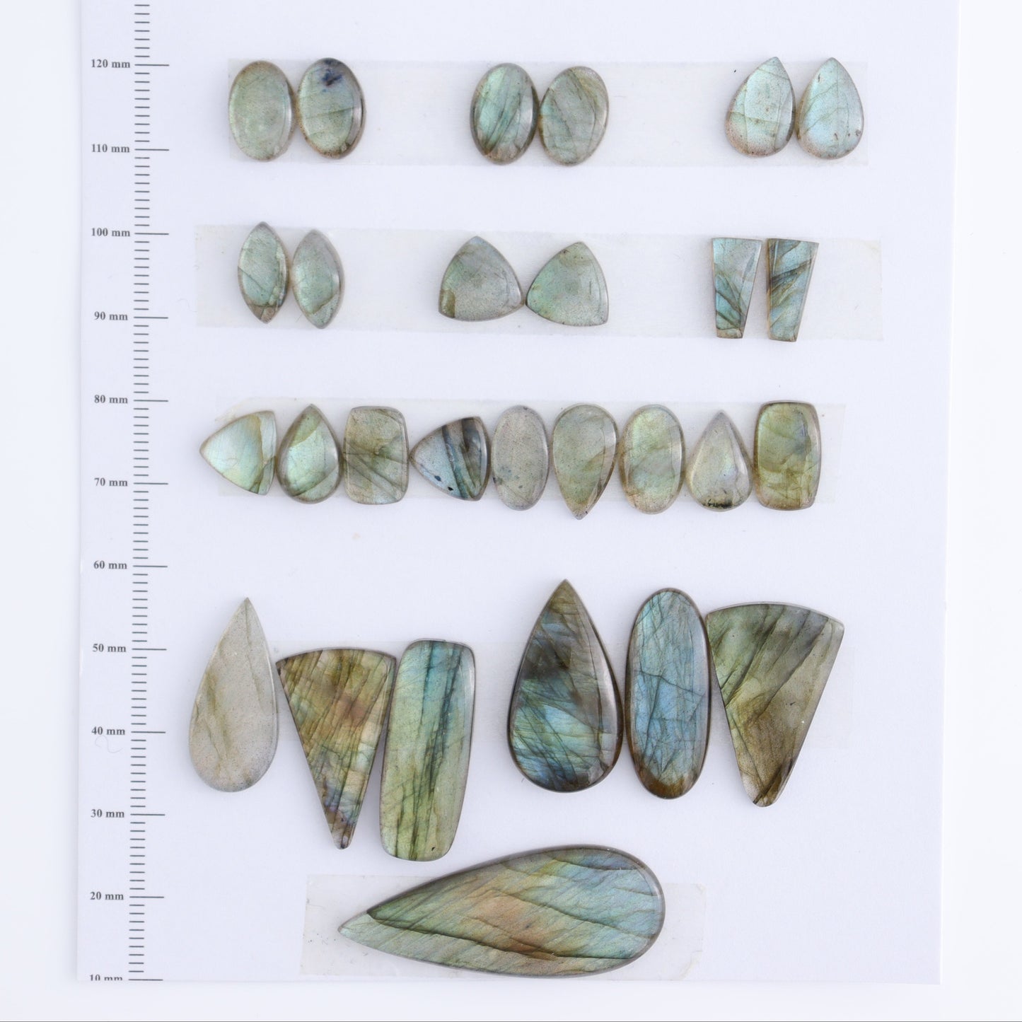 Labradorite Cabs Set of 28 - Expert Wholesale and Supplier of Wholesale Crystals & Bulk Gemstones, ["Cabs","Labradorite","Turkey"]