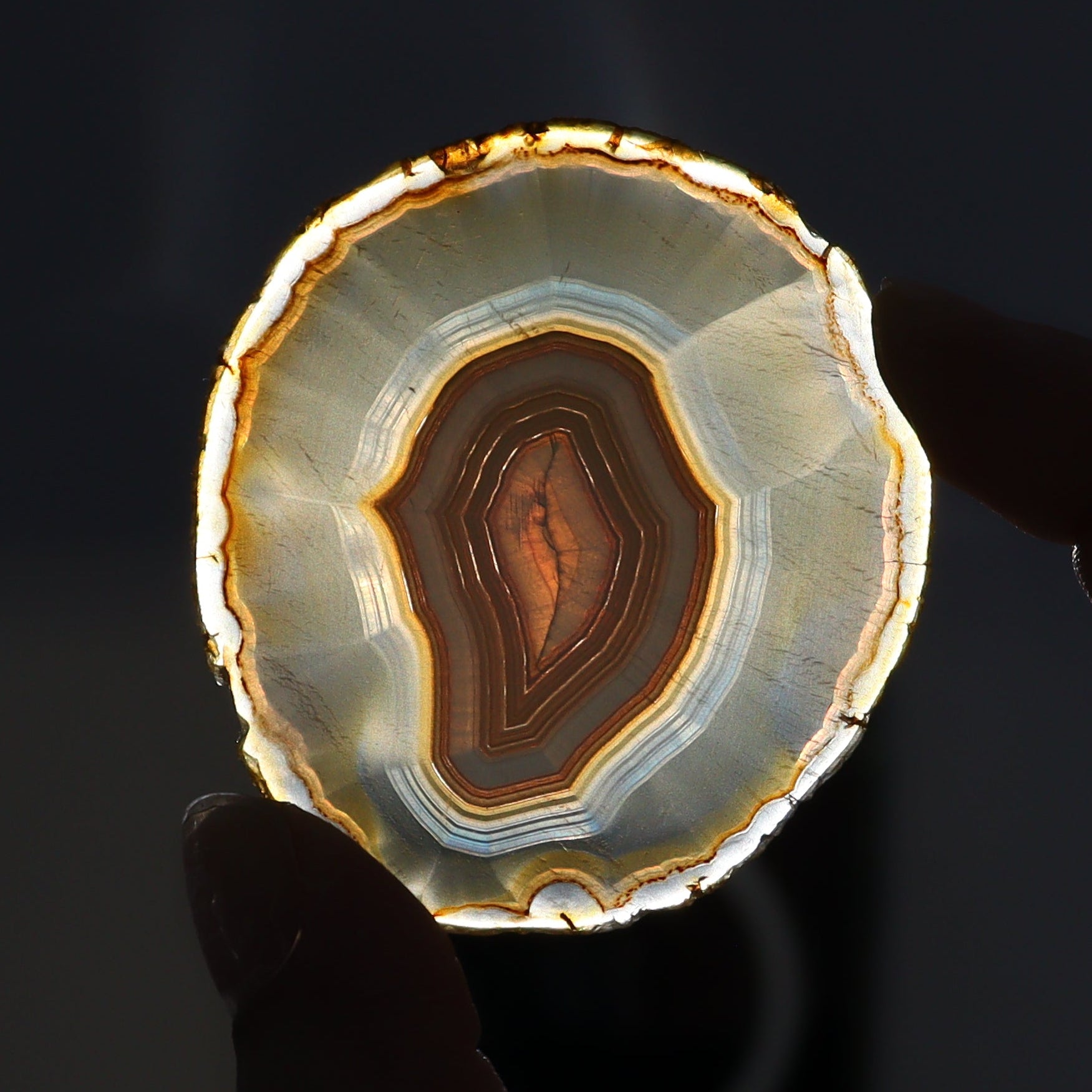 Iris Agate Slices Set of 8 - Expert Wholesale and Supplier of Wholesale Crystals & Bulk Gemstones, ["Agate","Iris Agate","Slices and Slabs"]