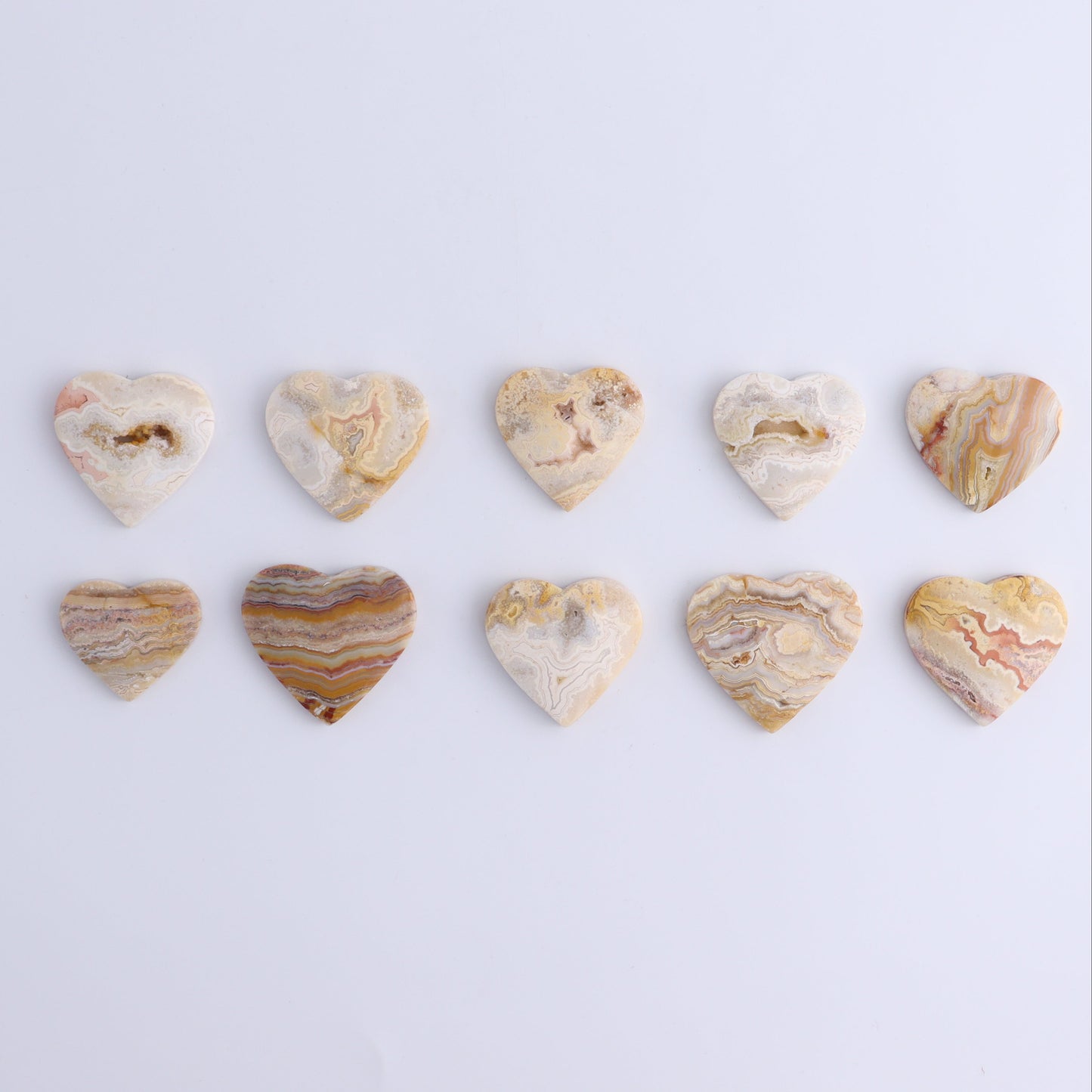 One Crazy Lace Agate Heart Cab - Expert Wholesale and Supplier of Wholesale Crystals & Bulk Gemstones, ["Agate","Cabs","Crazy Lace Agate","heart","Hearts"]