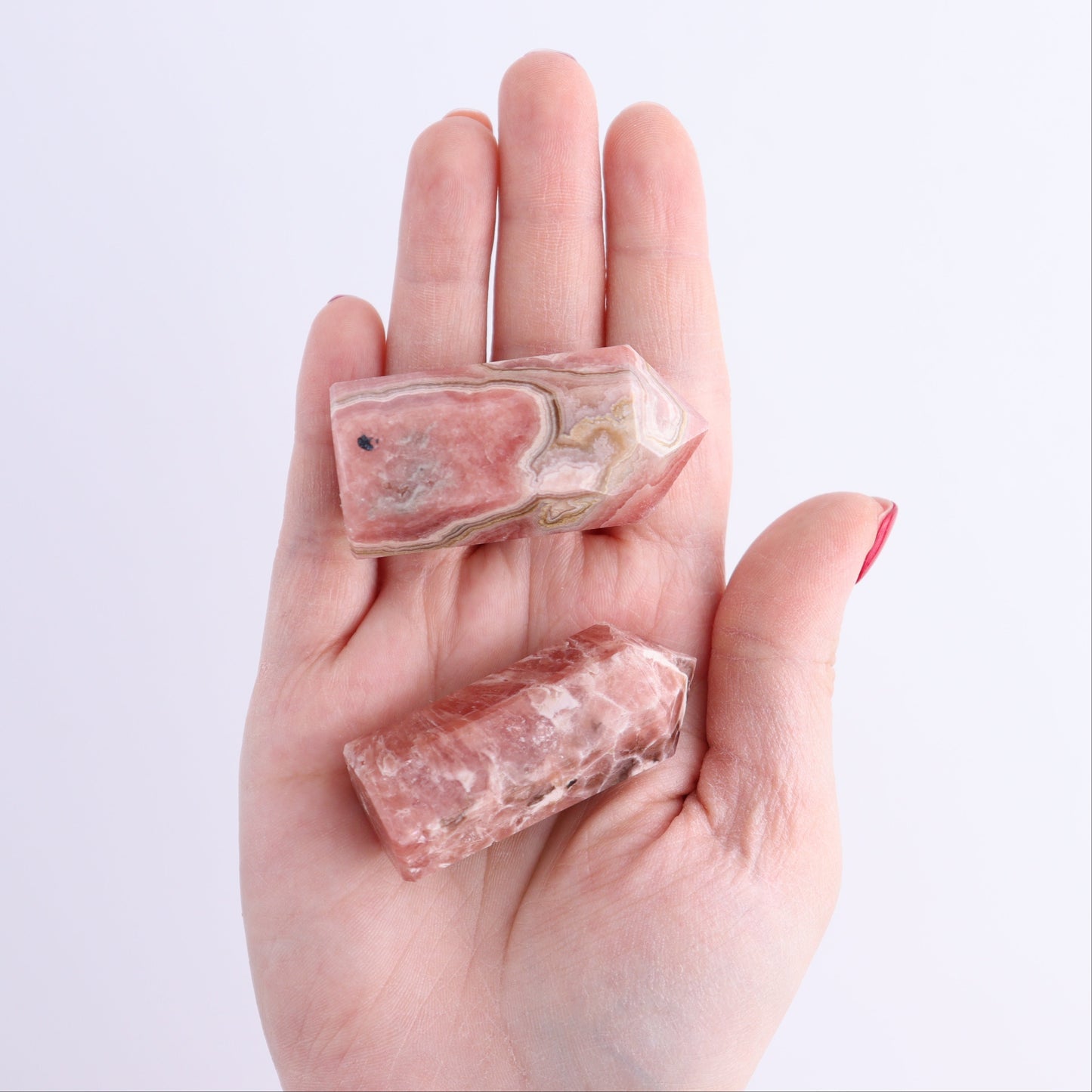 Rhodochrosite Towers Set of 6 - Expert Wholesale and Supplier of Wholesale Crystals & Bulk Gemstones, ["Argentina","Rhodochrosite","Towers"]