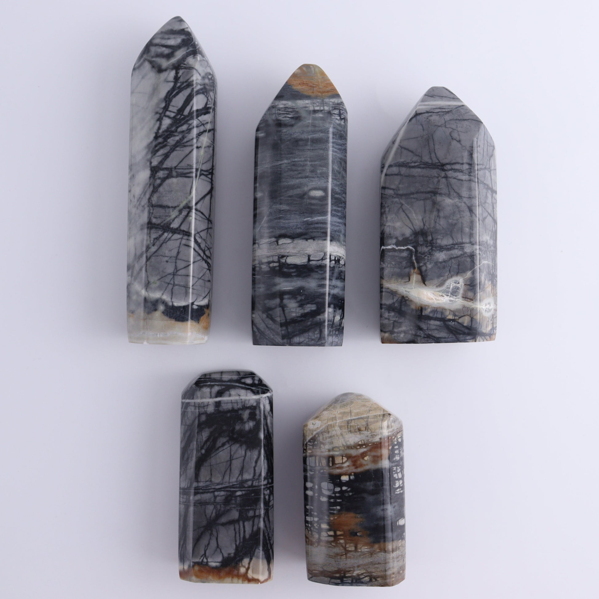 Marble Freeforms Set of 5 - Expert Wholesale and Supplier of Wholesale Crystals & Bulk Gemstones, ["Freeforms","Marble"]
