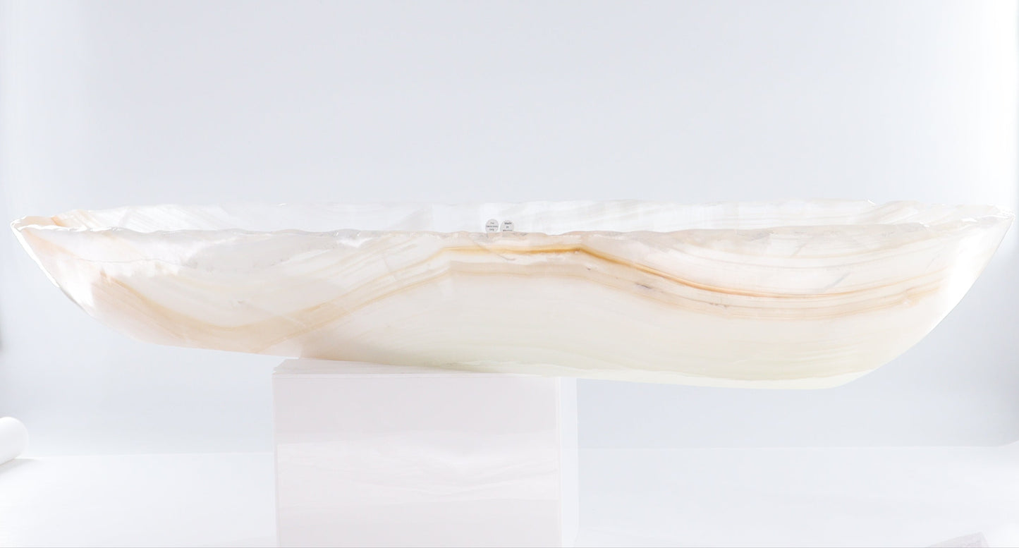 Onyx Canoe Bowl - Expert Wholesale and Supplier of Wholesale Crystals & Bulk Gemstones, ["Bowls","canoe","Mexico","onyx"]