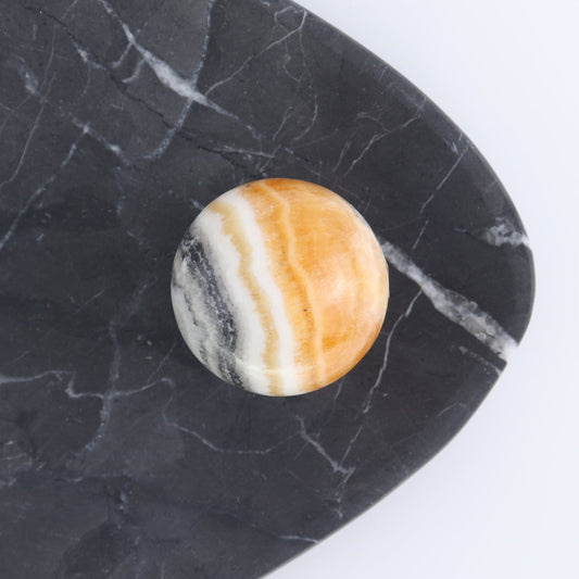 One Sphere Mexican Onyx/Calcite