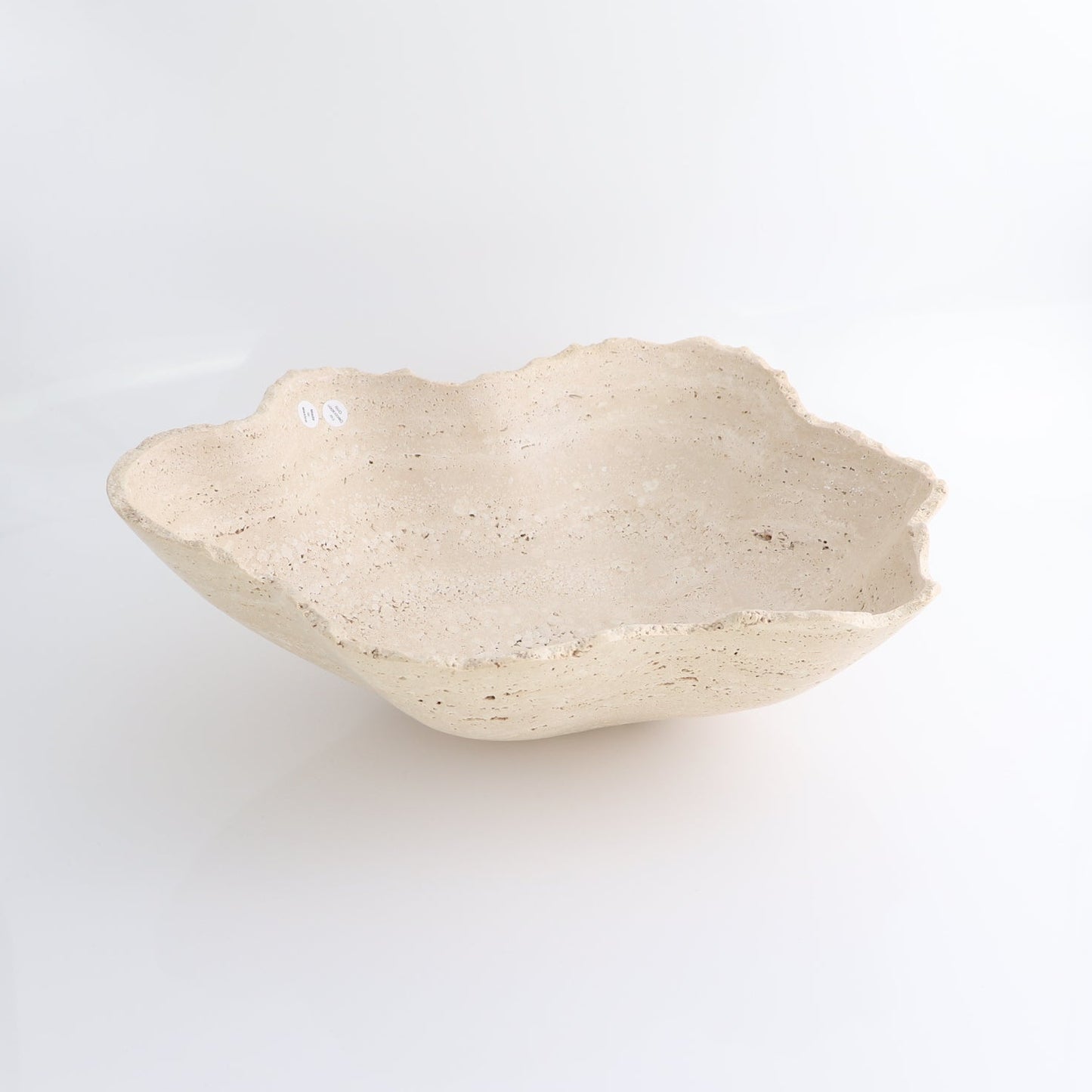 Mexican Travertine Bowl 13"