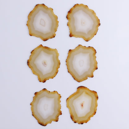 Iris Agate Slices Set of 6 - Expert Wholesale and Supplier of Wholesale Crystals & Bulk Gemstones, ["Agate","Iris Agate","Slices and Slabs"]