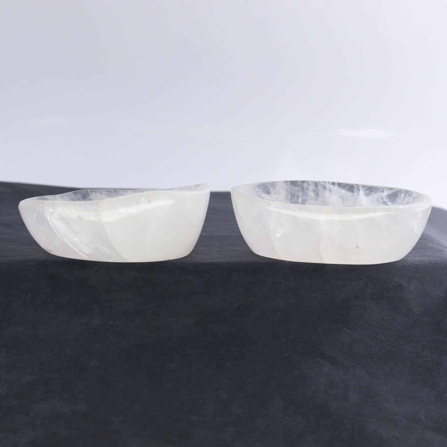Clear Quartz Bowls Set of 6 - Expert Wholesale and Supplier of Wholesale Crystals & Bulk Gemstones, ["Bowls","Clear Quartz","Madagascar","Quartz"]