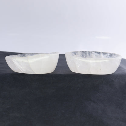 Clear Quartz Bowls Set of 6 - Expert Wholesale and Supplier of Wholesale Crystals & Bulk Gemstones, ["Bowls","Clear Quartz","Madagascar","Quartz"]
