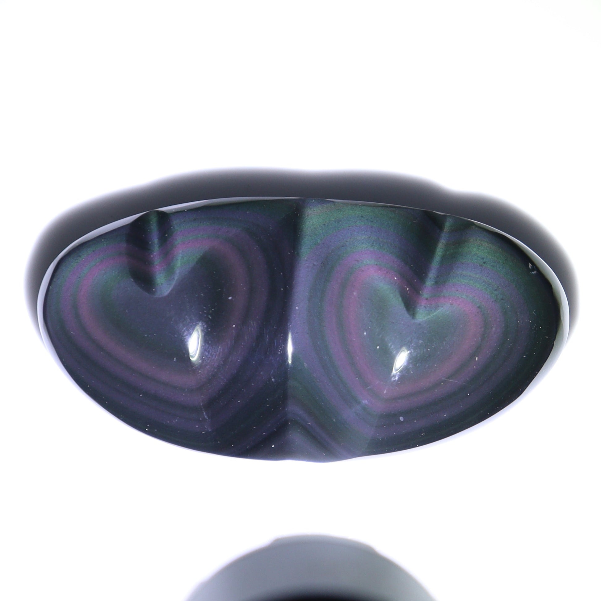 Rainbow Obsidian Butterflies & Hearts Set of 8 - Expert Wholesale and Supplier of Wholesale Crystals & Bulk Gemstones, ["Butterflies","Butterfly","Hearts","Mexico","Rainbow Obsidian"]