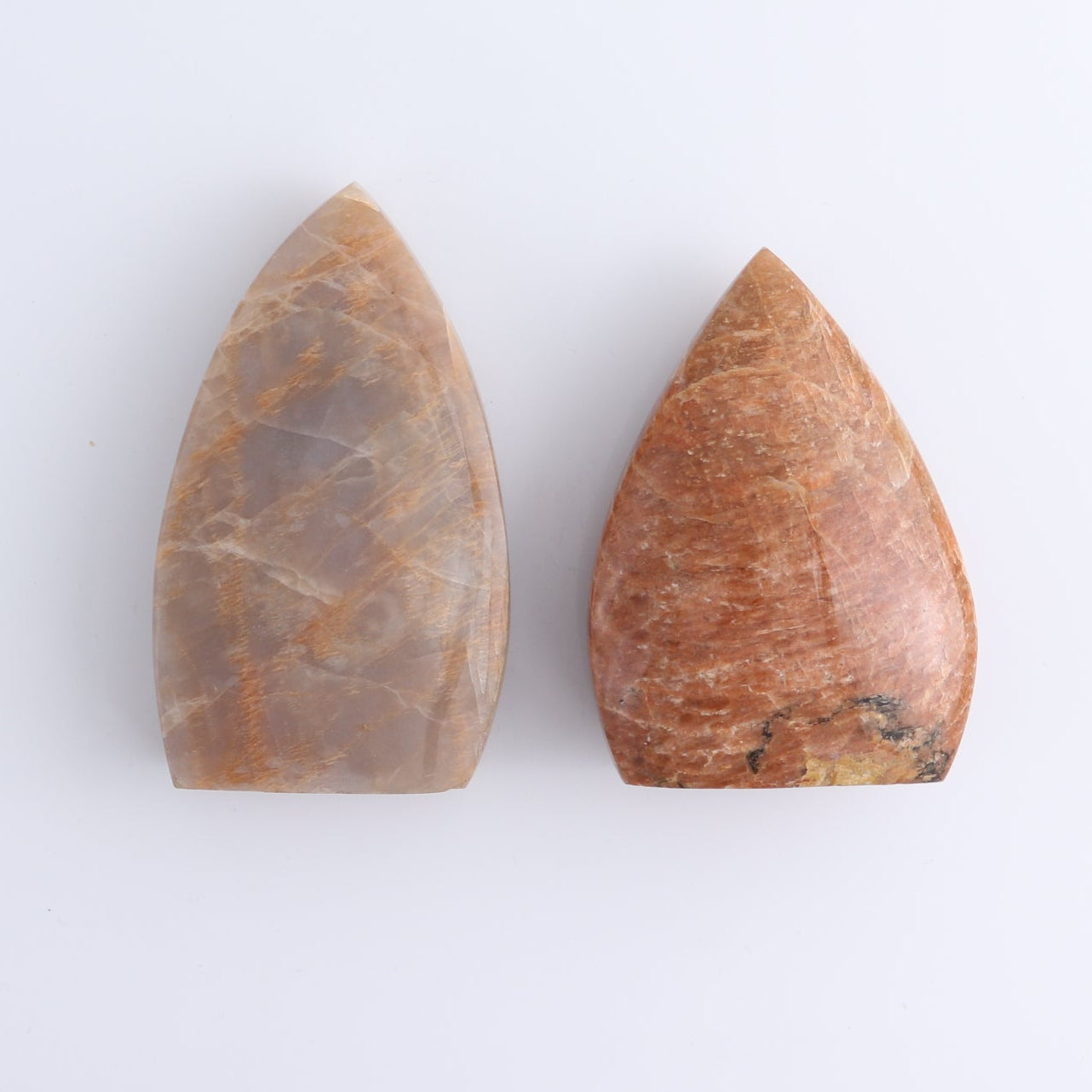 Peach Moonstone Freeform Set of 6 | Mi Esperanza Minerals | Supplier of Crystals and Onyx