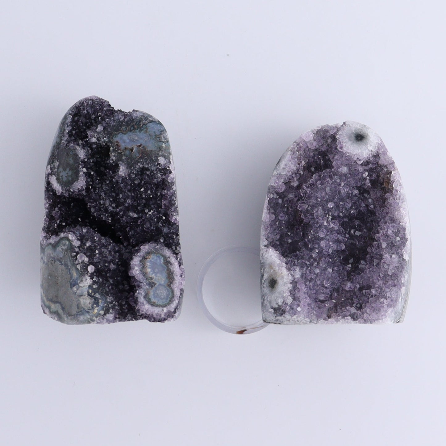 Uruguay Amethyst Cut Base Set of 6 - Expert Wholesale and Supplier of Wholesale Crystals & Bulk Gemstones, ["Amethyst","Cut Base","Uruguay"]