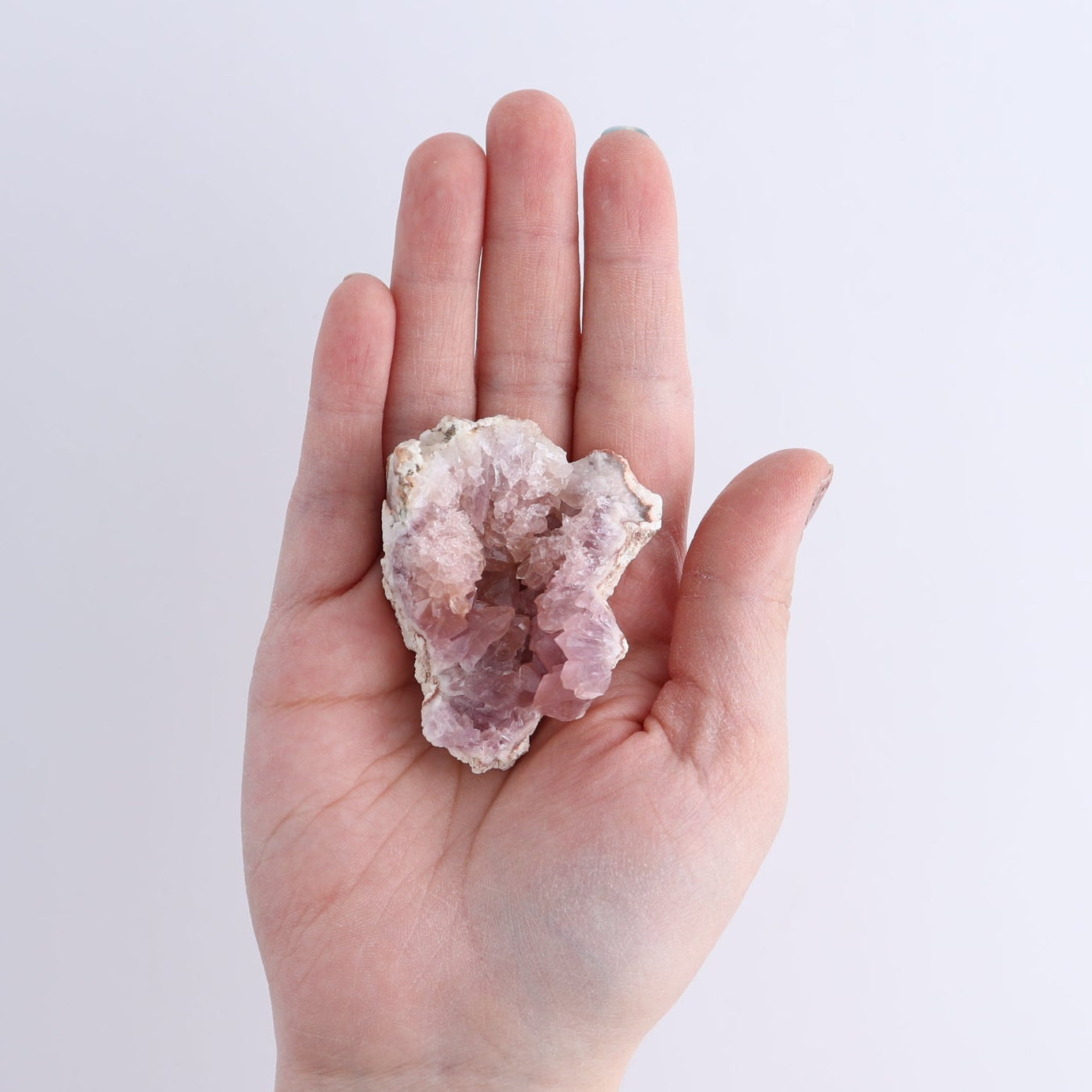 Pink Amethyst Geodes from Argentina Set of 24