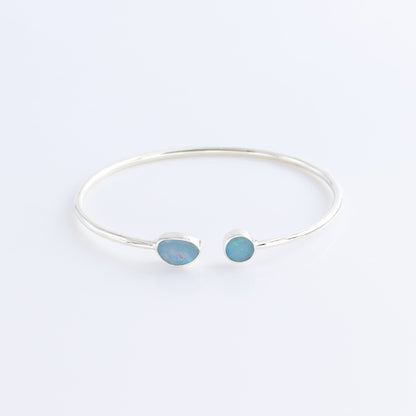 One Australian Opal Sterling Silver Bracelet - Expert Wholesale and Supplier of Wholesale Crystals & Bulk Gemstones, ["Australian Opal","Bracelet","bracelets","Opal"]