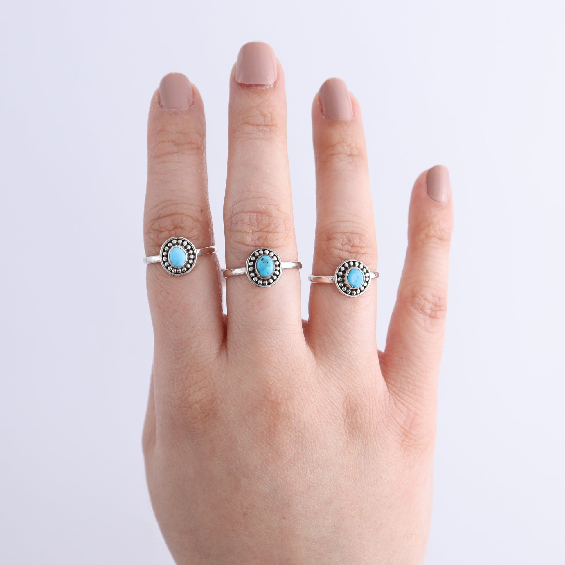 One Turquoise Ring - Expert Wholesale and Supplier of Wholesale Crystals & Bulk Gemstones, ["India","Ring","sterling silver","Turquoise"]