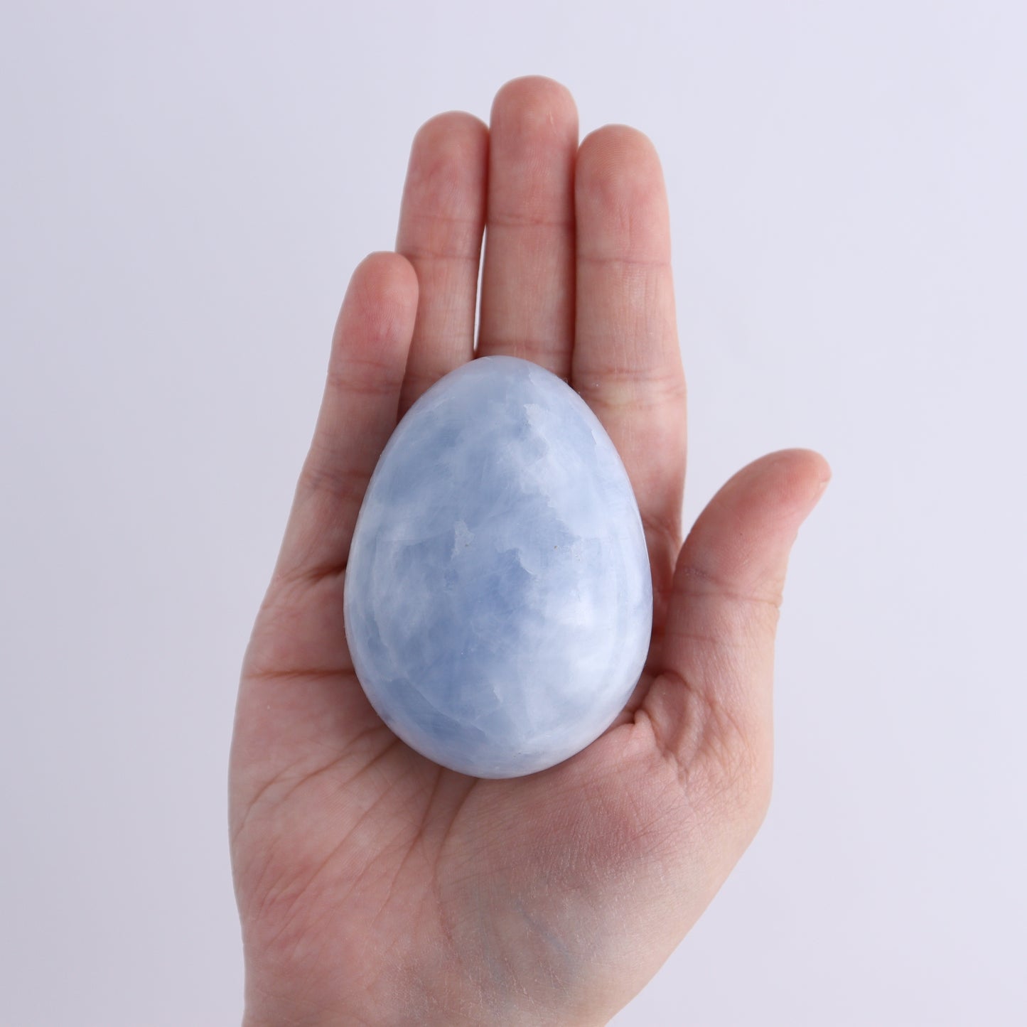 Blue Calcite Eggs Set of 35 - Expert Wholesale and Supplier of Wholesale Crystals & Bulk Gemstones, ["Blue Calcite","Calcite","close_30","Eggs"]
