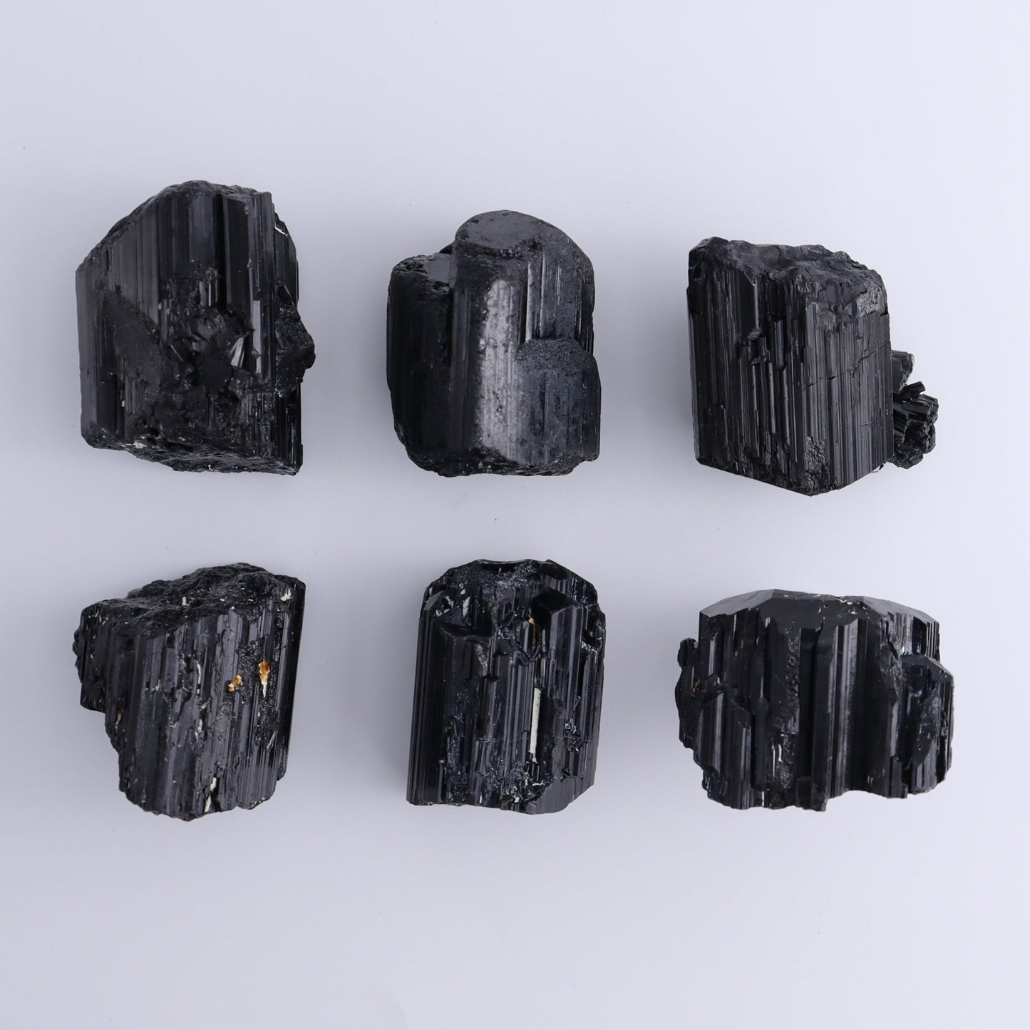 Black Tourmaline Roughs Set of 12 - Expert Wholesale and Supplier of Wholesale Crystals & Bulk Gemstones, ["Black Tourmaline","Madagascar","Rough","Tourmaline"]