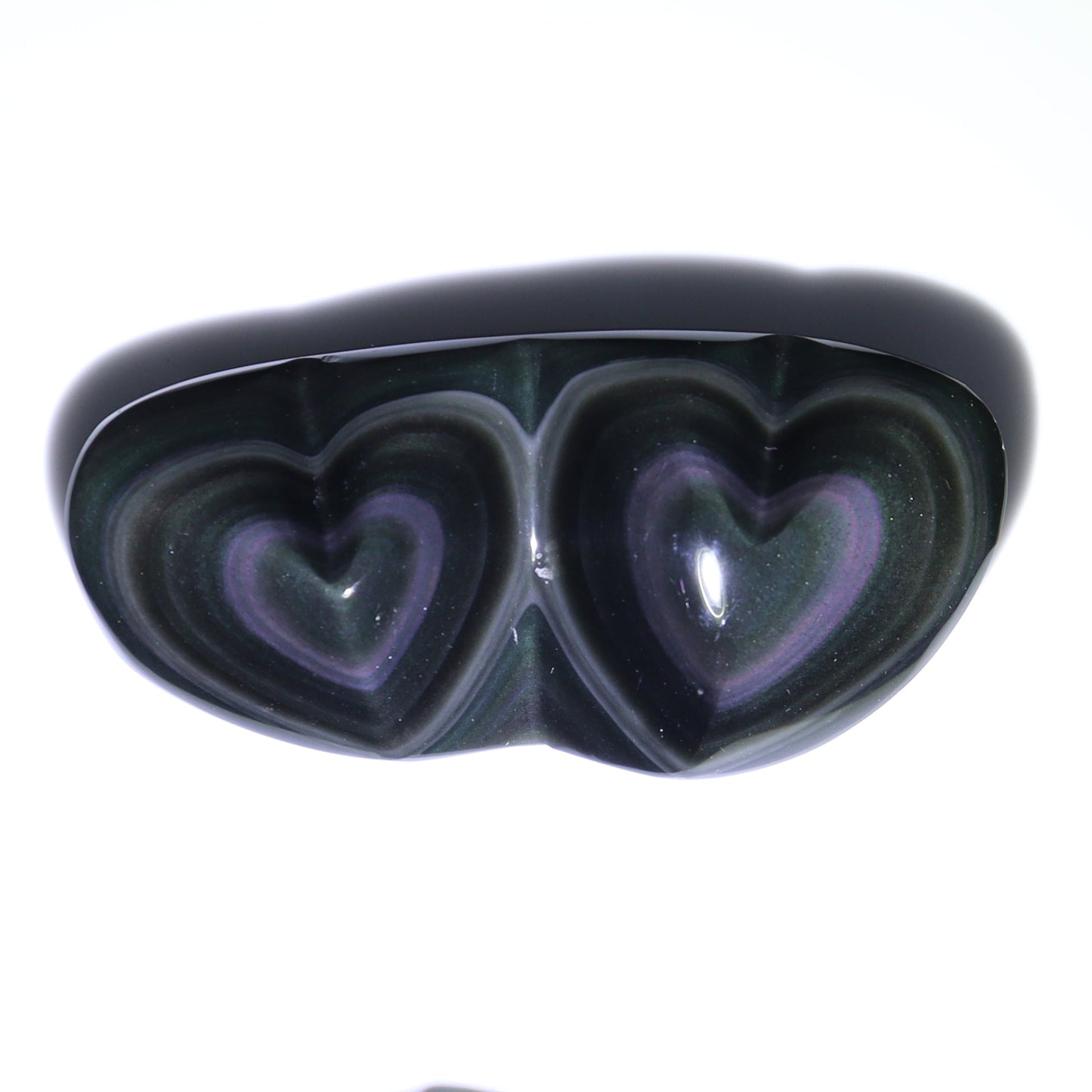 Rainbow Obsidian Butterflies & Hearts Set of 8 - Expert Wholesale and Supplier of Wholesale Crystals & Bulk Gemstones, ["Butterflies","Butterfly","Hearts","Mexico","Rainbow Obsidian"]