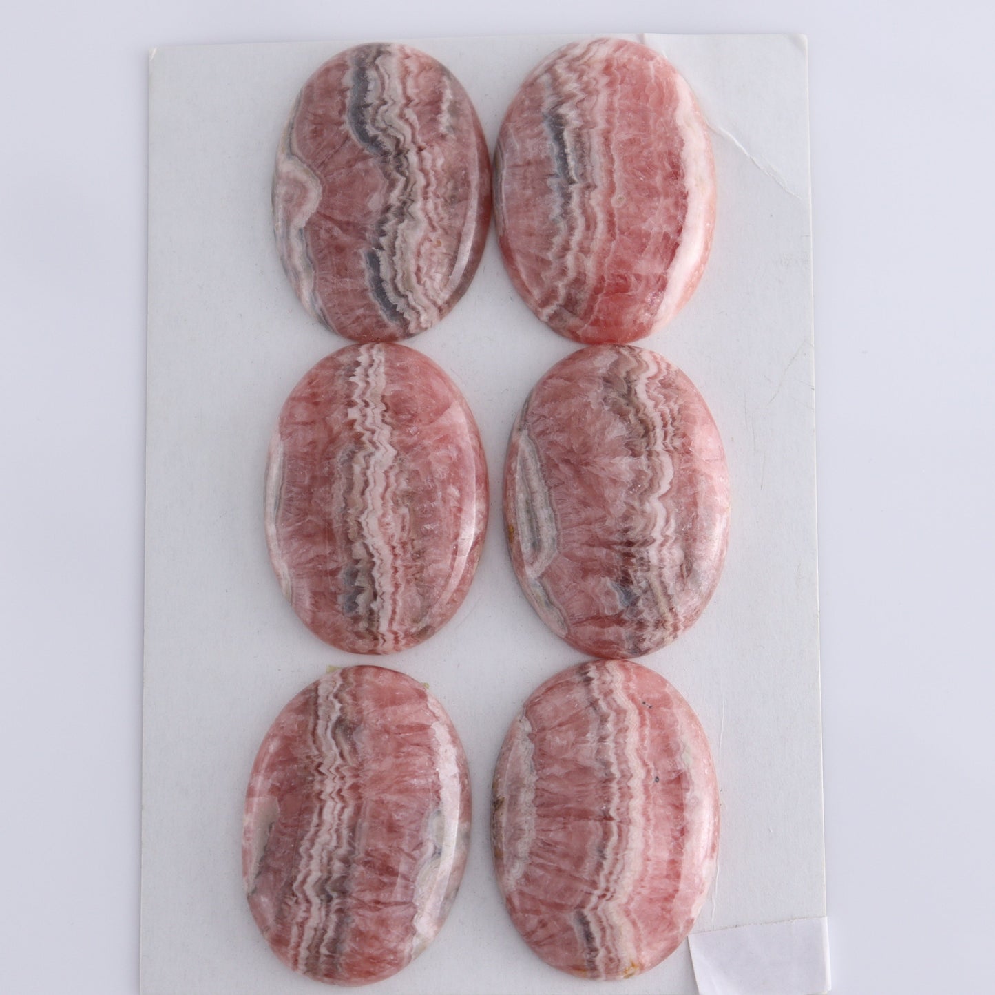 Rhodocrosite Cabs Set of 6 - Expert Wholesale and Supplier of Wholesale Crystals & Bulk Gemstones, ["Cabs","Rhodochrosite"]