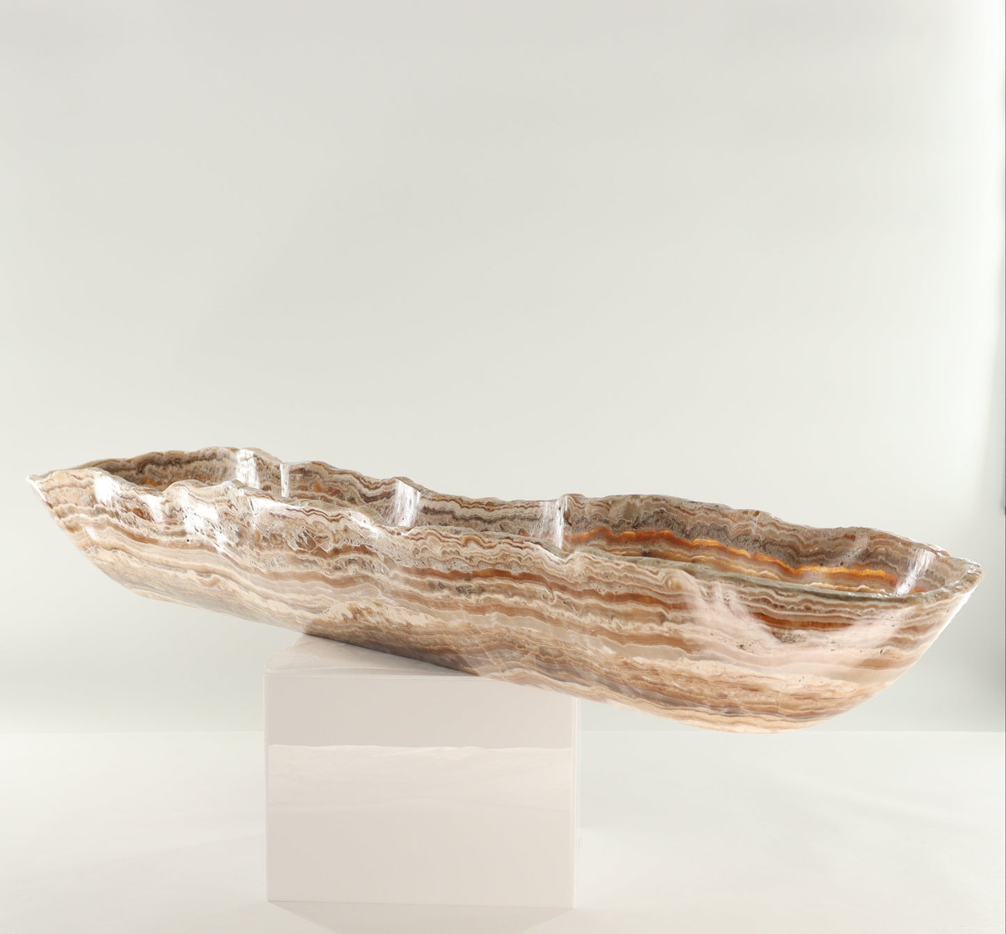 Onyx Canoe Bowl - Expert Wholesale and Supplier of Wholesale Crystals & Bulk Gemstones, ["Bowls","canoe","Mexico","onyx"]