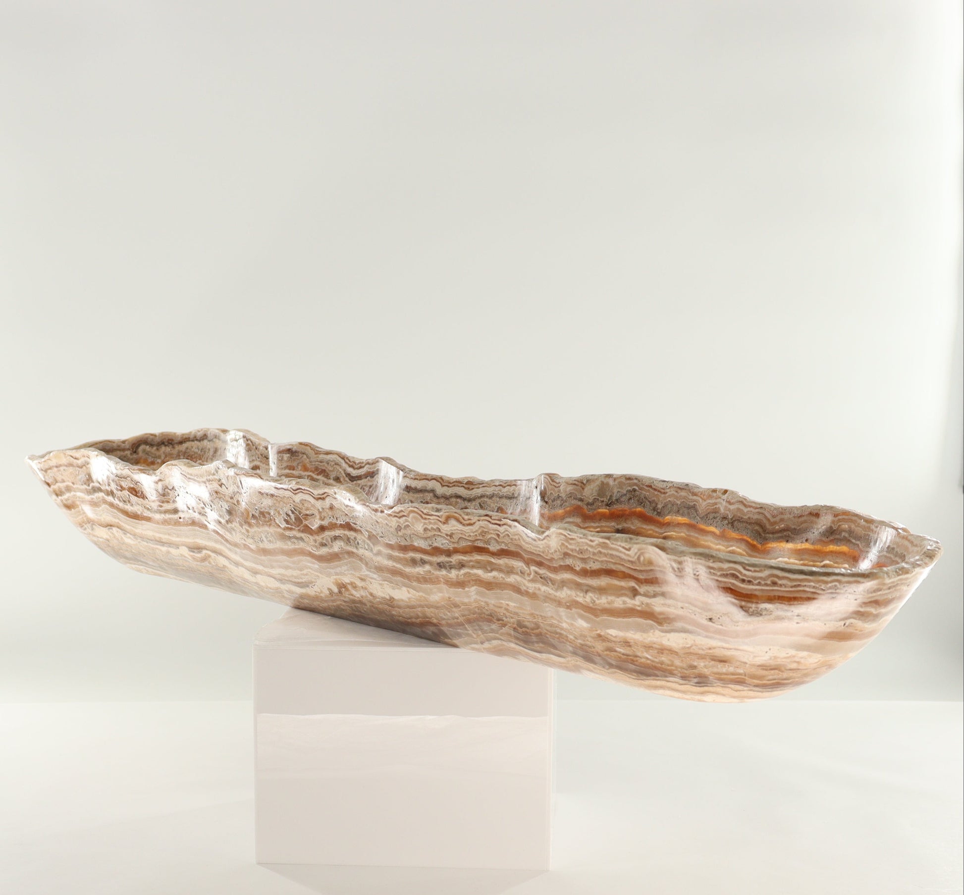 Onyx Canoe Bowl - Expert Wholesale and Supplier of Wholesale Crystals & Bulk Gemstones, ["Bowls","canoe","Mexico","onyx"]