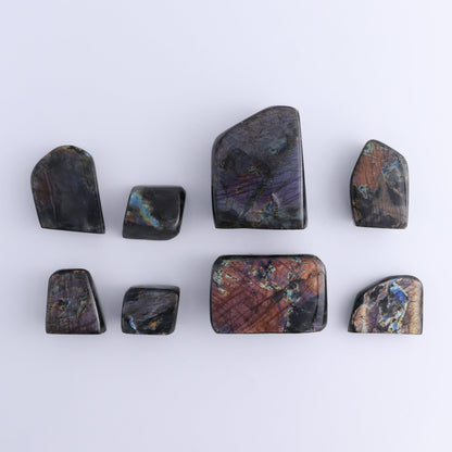 Labradorite Freeform Set of 8 - Expert Wholesale and Supplier of Wholesale Crystals & Bulk Gemstones, ["Freeforms","Labradorite","Madagascar"]