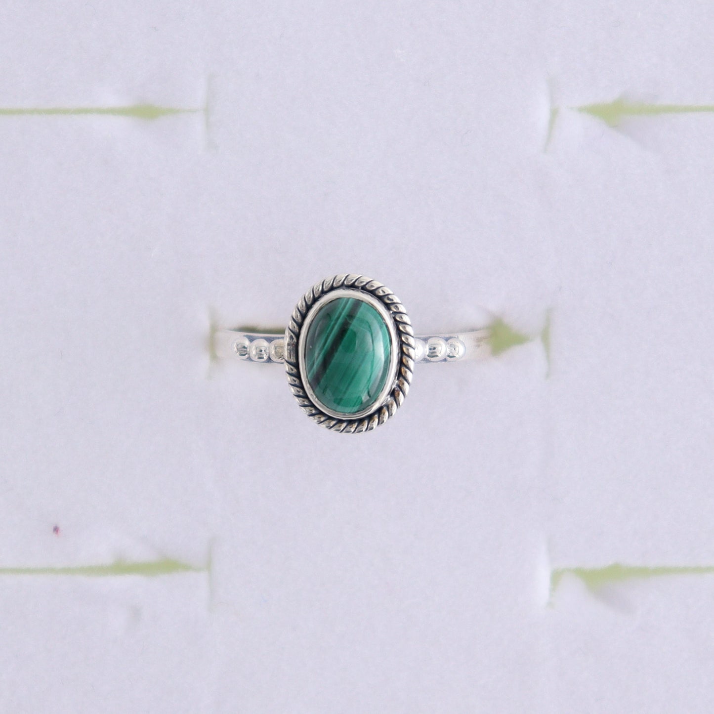 Malachite Rings Set of 7 (Ring Holders Not Included) - Expert Wholesale and Supplier of Wholesale Crystals & Bulk Gemstones, ["Malachite","Ring","rings","sterling silver"]