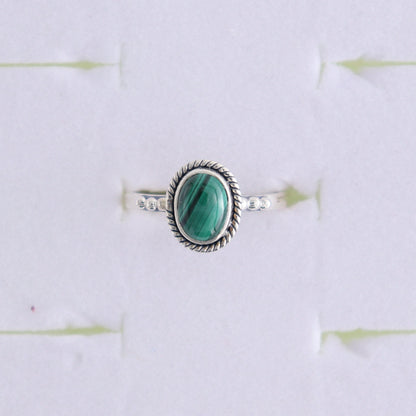 Malachite Rings Set of 7 (Ring Holders Not Included) - Expert Wholesale and Supplier of Wholesale Crystals & Bulk Gemstones, ["Malachite","Ring","rings","sterling silver"]
