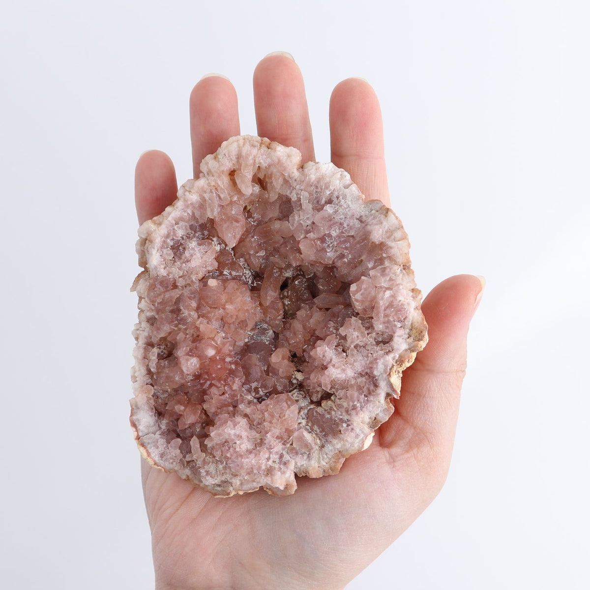 Pink Amethyst Geodes Set of 6