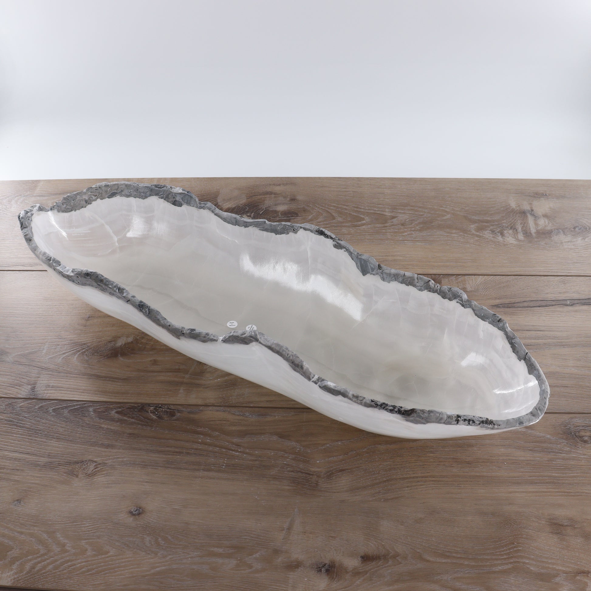 Mexican Onyx/Calcite Canoe Bowl - Expert Wholesale and Supplier of Wholesale Crystals & Bulk Gemstones, ["Bowls","Calcite","canoe","Mexico","onyx"]