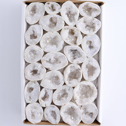 One Aura Quartz Geodes Flat Blind