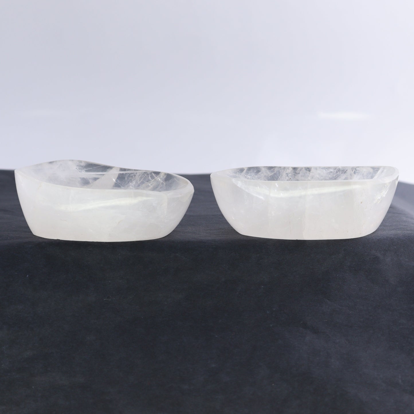 Clear Quartz Bowls Set of 6 - Expert Wholesale and Supplier of Wholesale Crystals & Bulk Gemstones, ["Bowls","Clear Quartz","Madagascar","Quartz"]