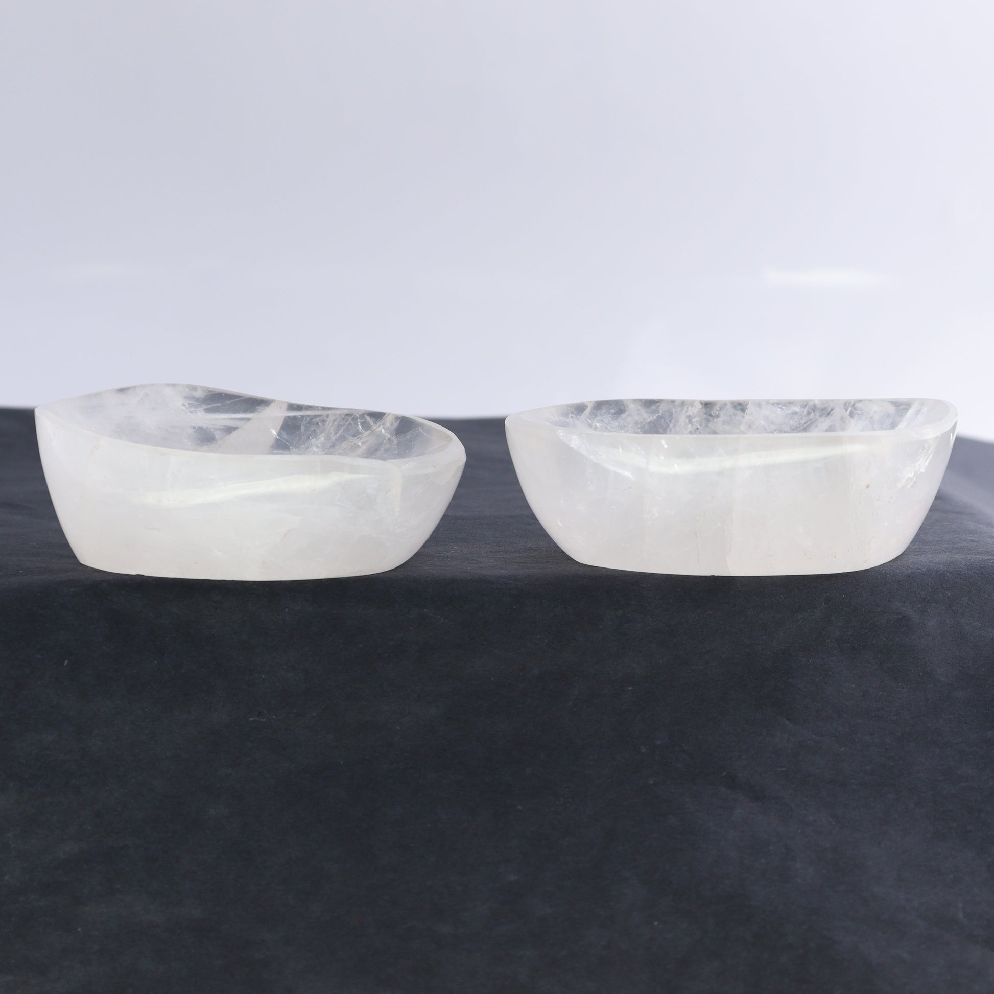 Clear Quartz Bowls Set of 6 - Expert Wholesale and Supplier of Wholesale Crystals & Bulk Gemstones, ["Bowls","Clear Quartz","Madagascar","Quartz"]