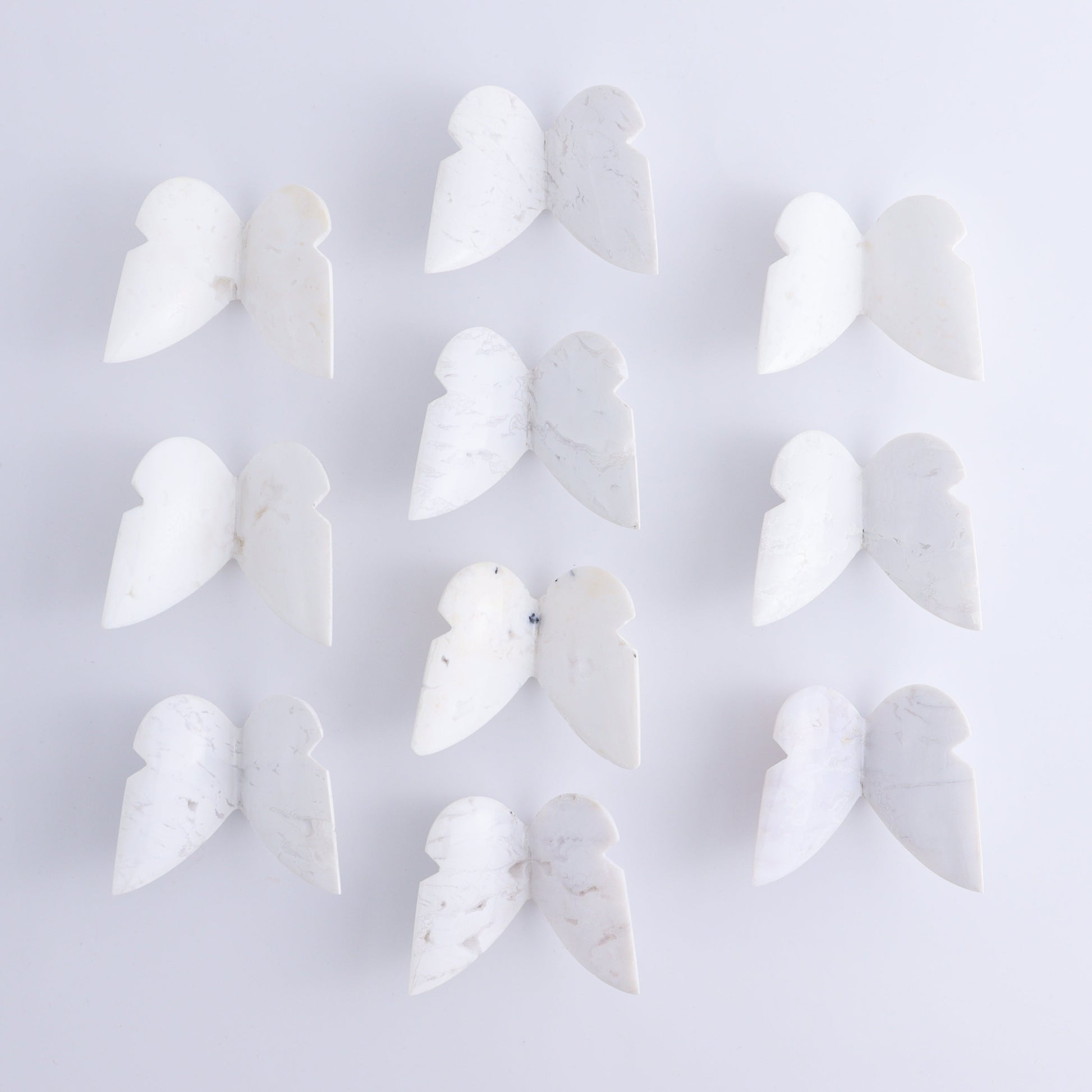 Plume Agate Butterflies Set of 10 - Expert Wholesale and Supplier of Wholesale Crystals & Bulk Gemstones, ["Agate","Butterflies","Butterfly","Plume Agate"]