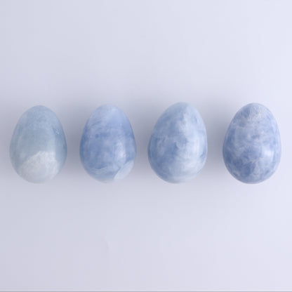 Blue Calcite Eggs Set of 35 - Expert Wholesale and Supplier of Wholesale Crystals & Bulk Gemstones, ["Blue Calcite","Calcite","close_30","Eggs"]