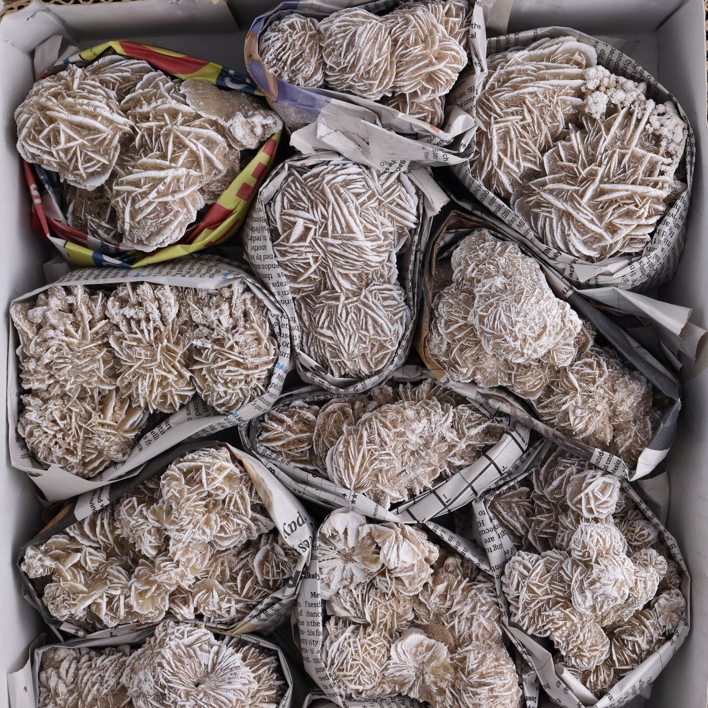 Desert Rose Set of 14 - Expert Wholesale and Supplier of Wholesale Crystals & Bulk Gemstones, ["Desert Rose","Freeforms","Morocco"]