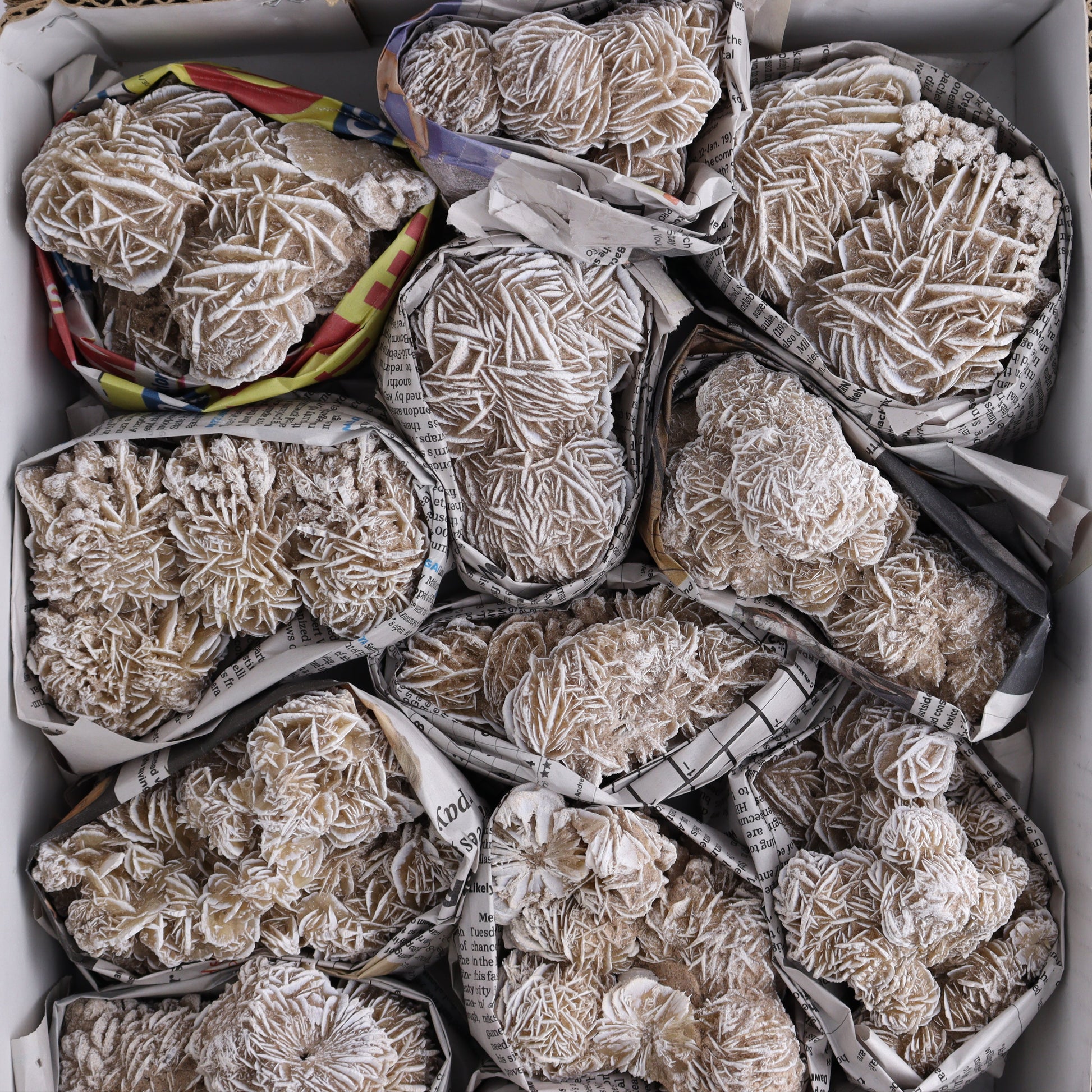 Desert Rose Set of 14 - Expert Wholesale and Supplier of Wholesale Crystals & Bulk Gemstones, ["Desert Rose","Freeforms","Morocco"]
