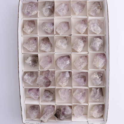 Phantom Amethyst Top Polished Set of 37 - Expert Wholesale and Supplier of Wholesale Crystals & Bulk Gemstones, ["Flats","Phantom Amethyst"]