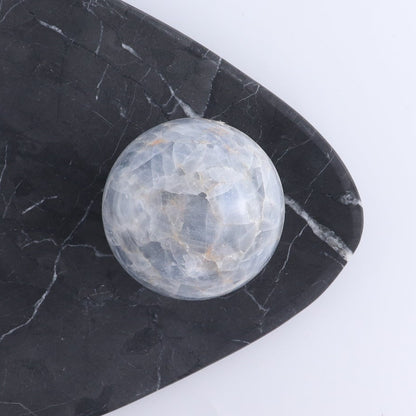 One Large Sphere Blue Calcite