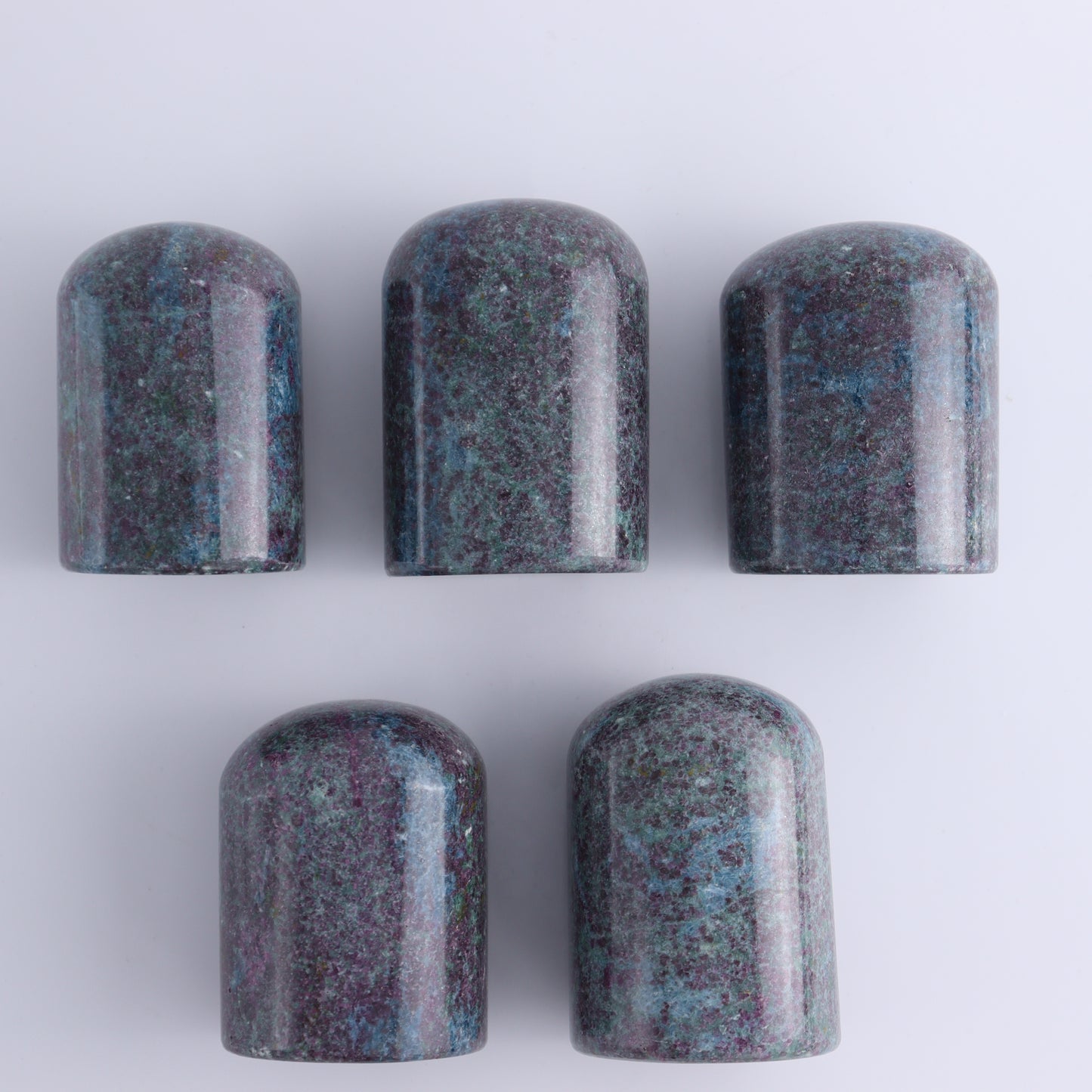 Ruby Zoisite Set of 5 - Expert Wholesale and Supplier of Wholesale Crystals & Bulk Gemstones, ["Freeforms","India","Ruby Zoisite"]
