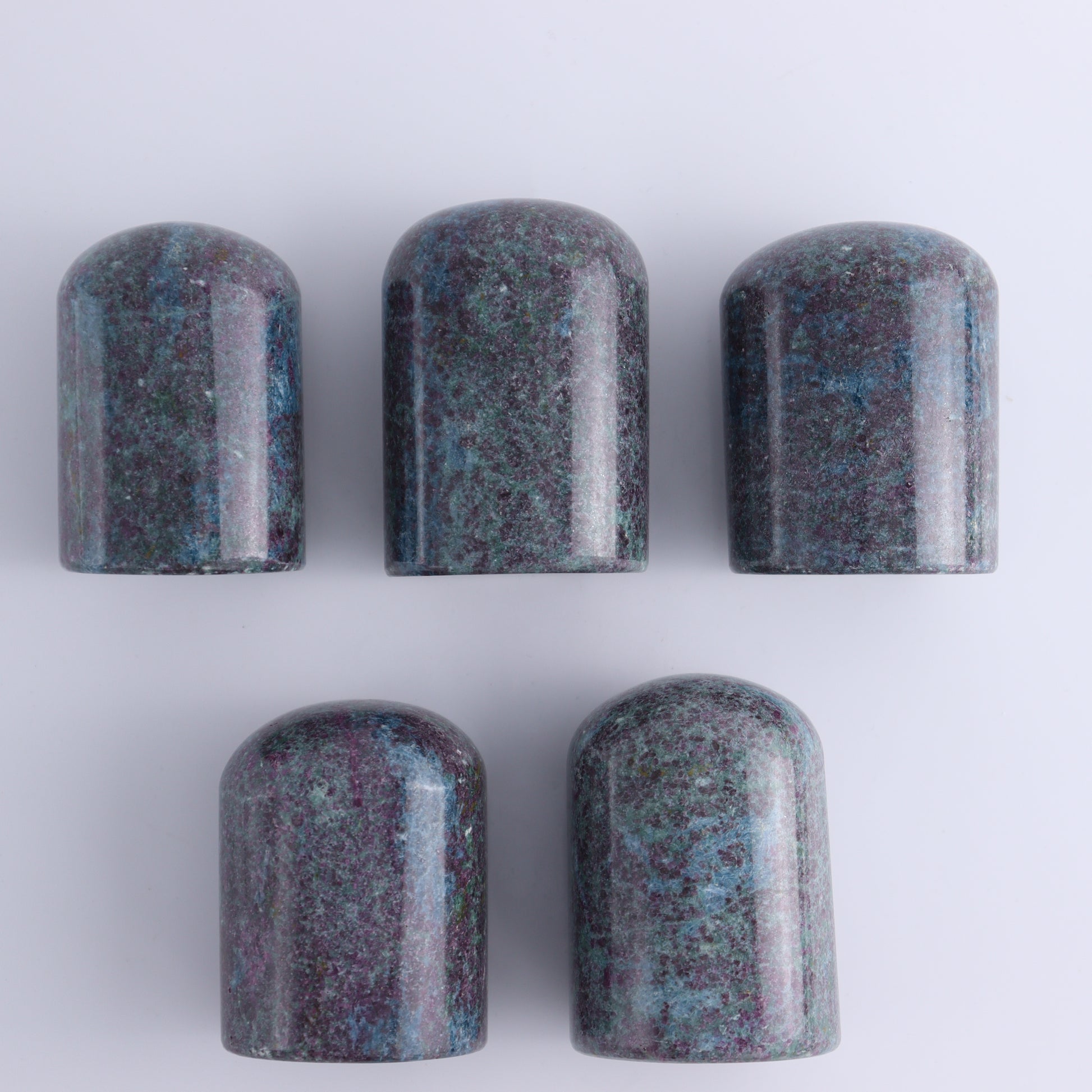 Ruby Zoisite Set of 5 - Expert Wholesale and Supplier of Wholesale Crystals & Bulk Gemstones, ["Freeforms","India","Ruby Zoisite"]