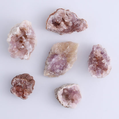 Pink Amethyst Flat of 30 - Expert Wholesale and Supplier of Wholesale Crystals & Bulk Gemstones, ["Amethyst","Pink Amethyst"]