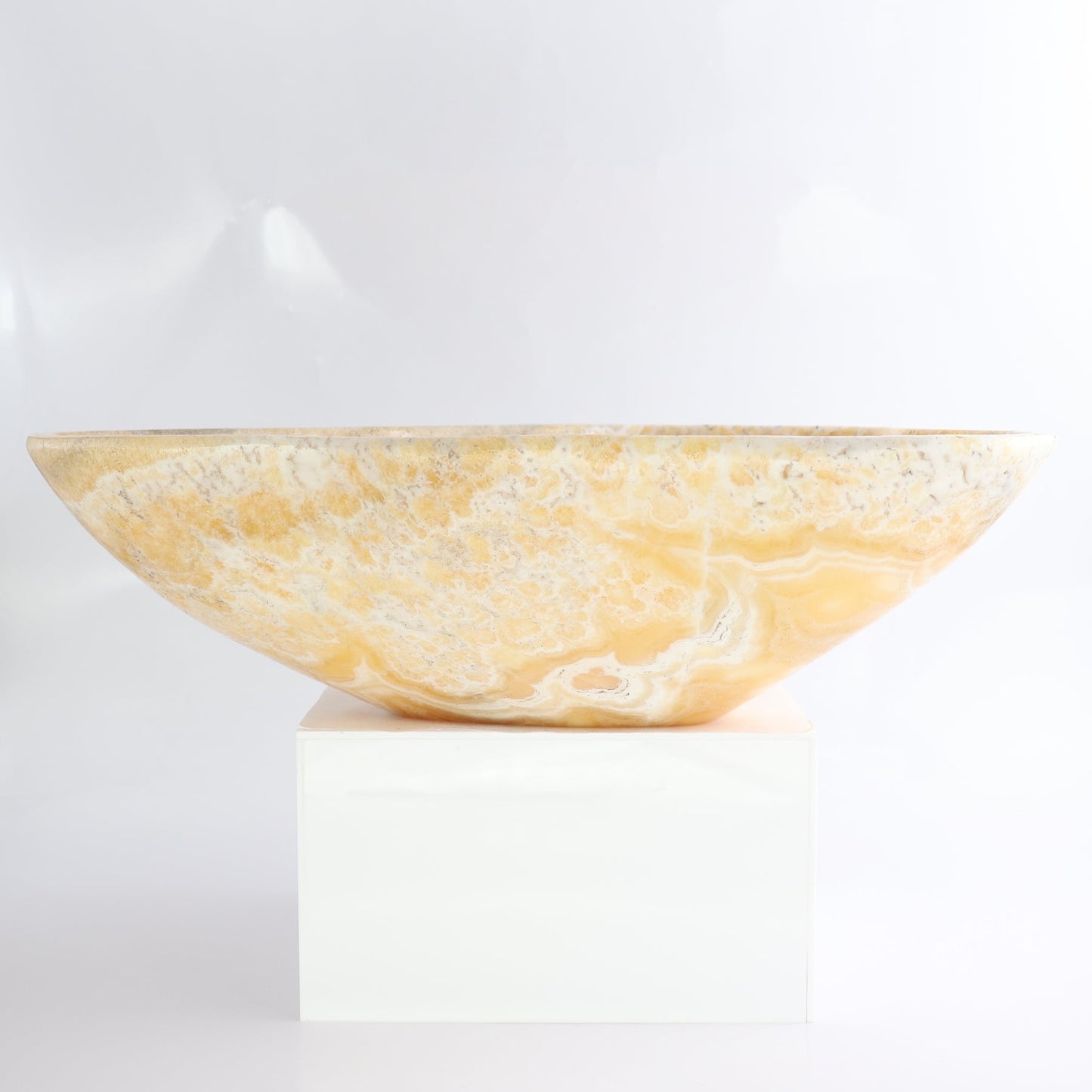 Mexican Onyx/Calcite Bowl 13"