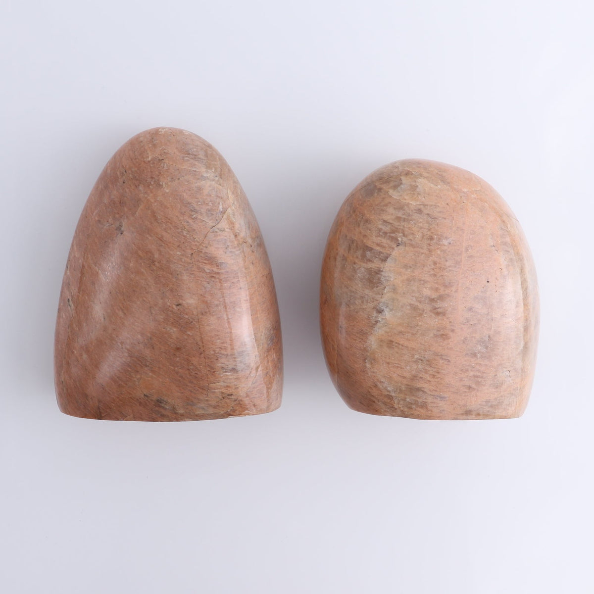 Peach Moonstone Freeform Set of 2